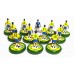 Subbuteo Andrew Table Soccer Brazil 1970 World Cup Winners on WSB Professional bases